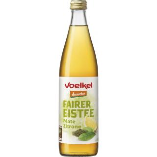 Fairer Eistee mit Mate Zitrone