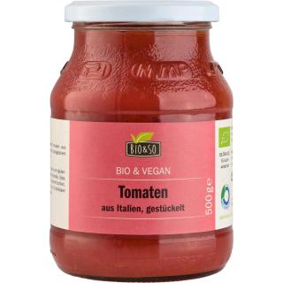 Tomaten stückig im Pfandglas
